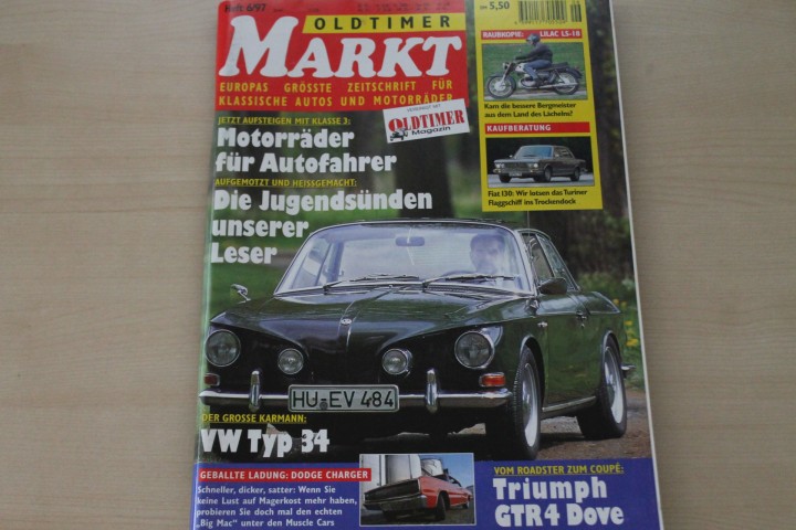 Deckblatt Oldtimer Markt (06/1997)